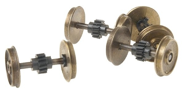 ROCO/Model Power RF-16 Nickel Silver Wheelsets -- HO 40′/88, HO, Northwest Short Line 25816