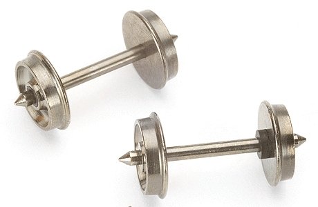 E-Z Track(R) Accessories, Flat-Back Wheelsets -- 36′ pkg(12), HO, Bachmann Industries 42903