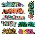 Graffiti Decals Mega Set -- Set 5 pkg(8), HO, Blair Line 2248