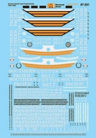Southern Pacific - SP / St. Louis, Southwestern `Cotton Belt` - SSW -- `Black Widow` E, HO, Microscale Industries Inc 87201