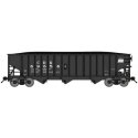70-Ton 3-Bay 14-Panel Hopper w/Load - Ready to Run -- Clinchfield CRR 71503 (Ex-P&LE, black, PC Logo), N, Bluford Shops 14618