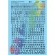 Alphabet Decal Set -- Railroad Roman Letters & Numbers 10, 14, 18, 20′ (black), HO, Microscale Industries Inc 90322