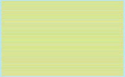 Street Decals -- Solid/Solid - Yellow, HO, Kadee Quality Products 3126