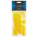 Railroad Freight Car Yellow Reflective Markings Set w/Double Width Stripes, HO, FUSION SCALE GRAPHICS 160004