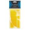 Railroad Freight Car Yellow Reflective Markings Set w/Double Width Stripes, HO, FUSION SCALE GRAPHICS 160004