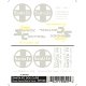 Dry Transfer Railroad Lettering Sets -- ATSF Boxcars (`Super Shock Control`, `Ship & Travel` Larg, HO, Woodland Scenics 605