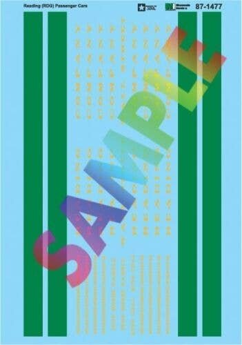 RDG HWT Passenger Cars, HO, Microscale Industries Inc 871477