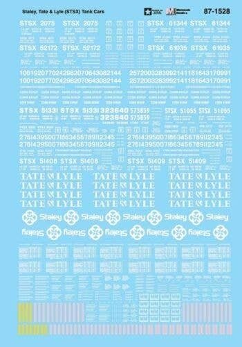 Staley, Tate & Lye - STSX -- Tankcars, HO, Microscale Industries Inc 871528