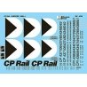 Canadian Pacific - CP -- Cabooses (Multimark Logos) 1969+, N, Microscale Industries Inc 604339