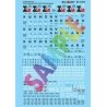 Railroad Decal Set -- Lamdmark PTLX & TLCX Pullman-Standard 4740 & 4750 Covered Hopper, N, Microscale Industries Inc 601479