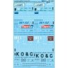 Railroad Decal Set -- Reefers: Lamb Weston REMX, Thermice TICX, CB&Q RBBX, Kansas Okla, N, Microscale Industries Inc 601507