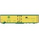 Railroad Decal Set -- Illinois Central 40′ Steel Reefer (yellow Car, green Lettering & Diamond, O, Tichy Train Group 10229O