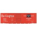 Railroad Decal Set -- Chicago, Burlington & Quincy 40′ Double-Door Boxcar (Chinese Red Car), O, Tichy Train Group 10094O