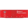 Railroad Decal Set -- Great Northern 40′ Double-Door Boxcar (red, Empire Lettering, Rocky Silh, S, Tichy Train Group 10087S