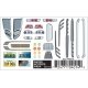 PineCar(R) Dry Transfer Decals -- Racer Accents, All Scales, Woodland Scenics 4014