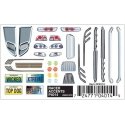 PineCar(R) Dry Transfer Decals -- Racer Accents, All Scales, Woodland Scenics 4014