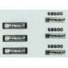 Vehicle Decal Set -- For Permaquip Welder′s Vehicle (247-7003, Sold Separately), HO, Custom Finishing 7803