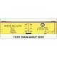 Railroad Decal Set -- Rock Island 40′ Wood Reefer (yellow car), HO, Tichy Train Group 10359