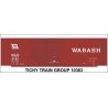 Railroad Decal Set -- Wabash 40′ Steel Boxcar (Flag Logo), HO, Tichy Train Group 10363