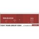 Railroad Decal Set -- Wabash 40′ Steel Boxcar, HO, Tichy Train Group 10364