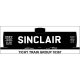 Railroad Decal Set -- Sinclair 8,000-Gallon Tank Car (black car, Billbaord Lettering), N, Tichy Train Group 10367N
