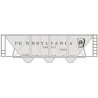 Railroad Decal Set -- Pennsylvania Railroad Class H-30 Hopper Gray w/Roman Lettering, HO, Tichy Train Group 10003