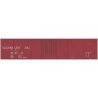 Railroad Decal Set -- Illinois Central 50′ Single-Door Single-Sheathed Boxcar (Boxcar Red, No , HO, Tichy Train Group 10224
