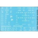 Railroad Decal Set -- Delaware & Hudson/Chesapeake & Ohio/New Haven USRA Hopper (1 car), HO, Tichy Train Group 10147N