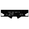 Railroad Decal Set -- Pere Marquette USRA 2-Bay Hopper (black car), N, Tichy Train Group 10279N