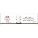 Railroad Decal Set -- St. Louis Refrigerator Car Co. SLRX 40′ Wood Reefer (white car), HO, Tichy Train Group 10297