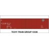 Railroad Decal Set -- Southern Pacific 50′ 1-1/2-Door Wood Boxcar (Automobile Service, Lines L, HO, Tichy Train Group 10336