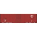 Railroad Decal Set -- Kansas City Southern 40′ Steel Boxcar (Boxcar Red Car, Octagon Logo), N, Tichy Train Group 10235N