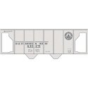 Railroad Decal Set -- Baltimore & Ohio Class N-34 2-Bay Covered Hopper (13 States Logo), HO, Tichy Train Group 10069