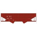 Railroad Decal Set -- Atlantic Coast Line 2-Bay Wood Hopper, HO, Tichy Train Group 10192