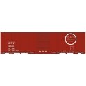 Railroad Decal Set -- Atlantic Coast Line 40′ Steel Boxcar (Circle Logo, Dashed Line Frame), HO, Tichy Train Group 10197