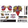 PineCar(R) Stick-On Decals -- Turbo Ram, All Scales, Woodland Scenics 327