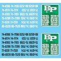 Vehicle Decal Set -- B&P Motor Express, HO, Lonestar Models 12030