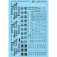 Railroad Decal Set -- Pacific Fruit Express PFE Ice Reefers 1960 - 1978, HO, Microscale Industries Inc 871340