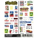 Dry Transfer Signs -- 1960s Signs & Posters, HO, Woodland Scenics 561