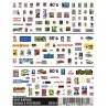 Dry Transfer Signs -- Signs/Posters, N, Woodland Scenics 573