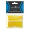 Railroad Freight Car Yellow Reflective Markings Set w/Double Width Stripes, N, FUSION SCALE GRAPHICS 260004