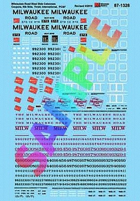 Milwaukee Road - MILW -- Steel Cabooses, Circa 1950-1980, HO, Microscale Industries Inc 871328