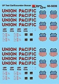 Union Pacific - UP -- Tool Car/Excursion Boxcar UPP 9336, HO, Microscale Industries Inc 5039