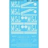 Railroad Decal Set -- Minneapolis & St. Louis MSTL 40` & 50` Boxcars, N, Microscale Industries Inc 601509