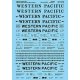 Western Pacific - WP -- 4600- & 4650-Cubic Foot ACF Hoppers, N, Microscale Industries Inc 601379