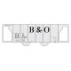 Railroad Decal Set -- Baltimore & Ohio Class N-38 2-Bay Covered Hopper (Large B&O), O, Tichy Train Group 10070O