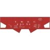 Railroad Decal Set -- Toledo and Ohio Central NYC USRA 2-Bay Hopper (Boxcar Red Car), HO, Tichy Train Group 10277