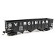 70-Ton AAR 3-Bay Open Hopper - Ready to Run -- Virginian 4598