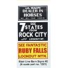 Barn Sign Decals -- Set 2 - Dealer In Horses, See Ruby Falls, See Rock City, N, Blair Line 1251