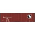 Railroad Decal Set -- Great Northern 40′ Double-Sheathed Wood Boxcar (Glacier Park Logo), HO, Tichy Train Group 10082